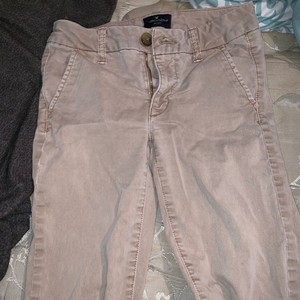 Khaki school pants